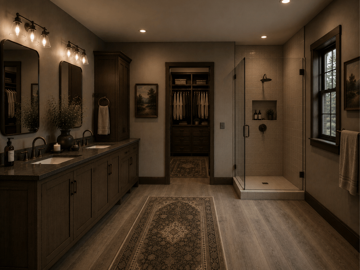 Bathrooms — example direction.