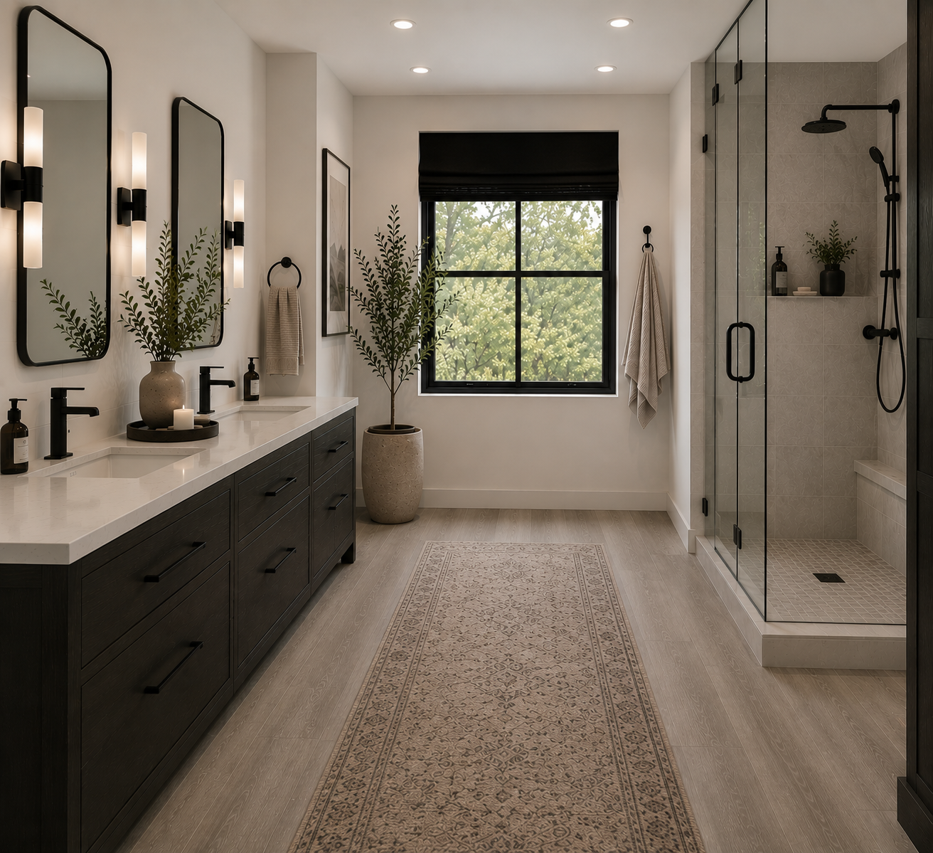 Modern budget-friendly bathrooms
