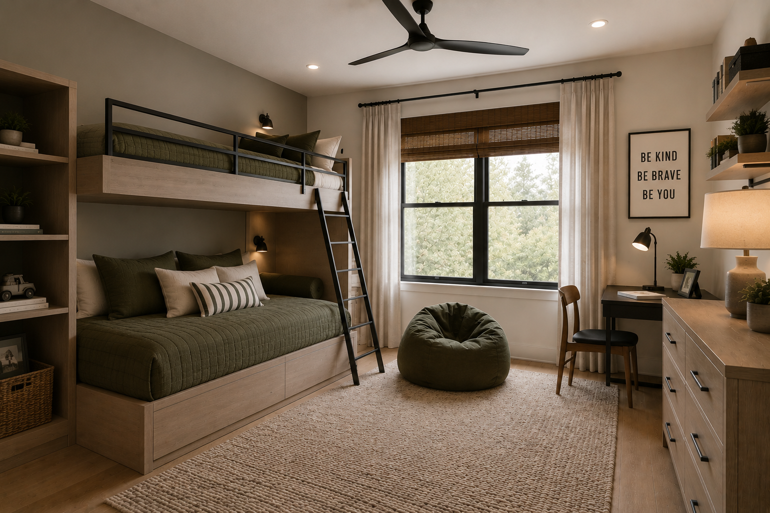 Modern kids kids guest rooms