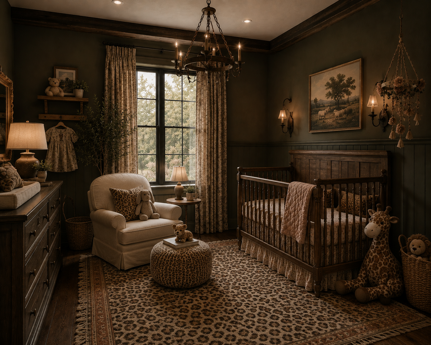 Moody Country Chic kids kids guest rooms